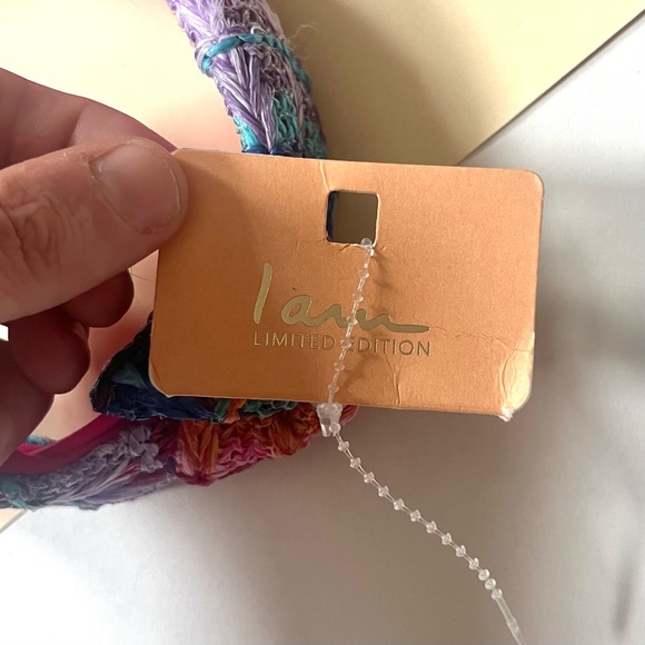 🏷️🆕🎉 pink & purple colorful threaded knotted headband - Picture 11 of 12